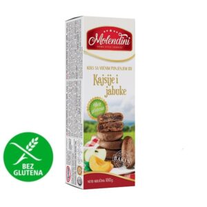 Keks sa punjenjem od jabuke i kajsije 180g Molendini