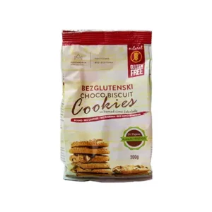 Bezglutenski Choco Biscuit Cookies 200g