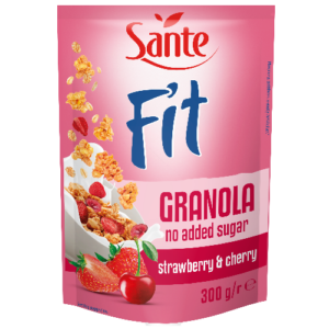 FIT granola sa jagodama i malinama Sante