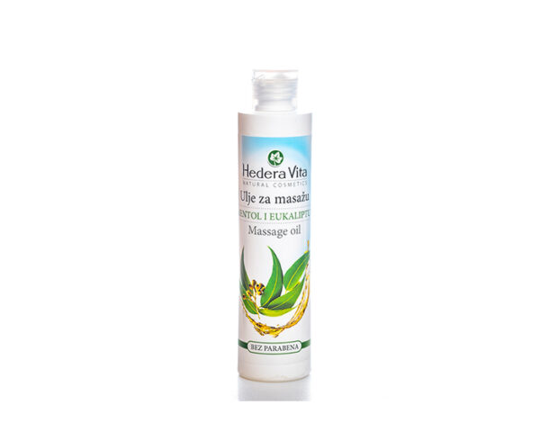 Ulje za masažu – menta/eukaliptus, 200ml Hedera Vita