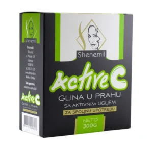 Glina u prahu Active C sa aktivnim ugljem 300g Shenemil