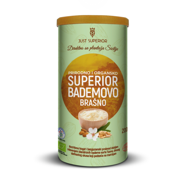 Organsko Bademovo Brašno – 200g JustSuperior