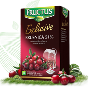 Čaj od brusnice 51% 20 filter kesica Fructus