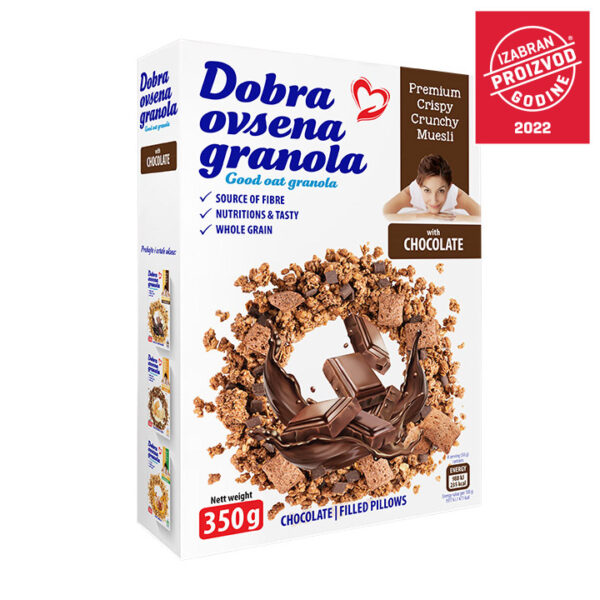 DOBRA OVSENA GRANOLA čokolada