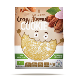 Organski Veganski Keks Crazy Almond – 46g