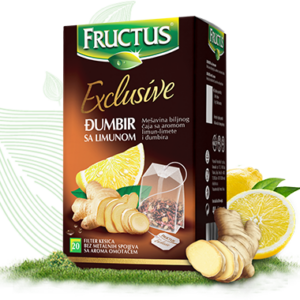 Čaj od đumbira sa limunom 20 filter kesica Fructus