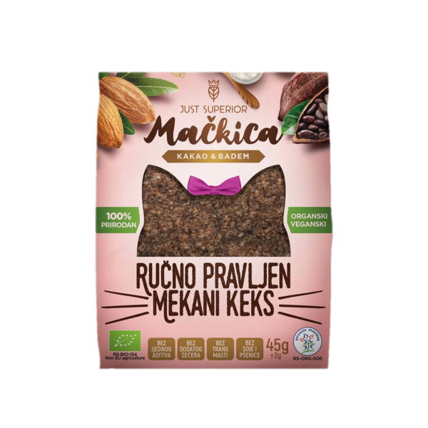 Organski Veganski Keks Mačkica – 45g