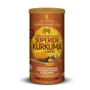 Organska Kurkuma u prahu 150g - JustSuperior