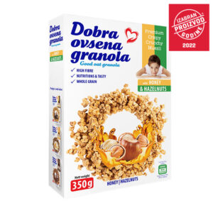 DOBRA OVSENA GRANOLA med i lešnik