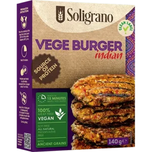 Indijski Vege Burger 140 g Soligrano